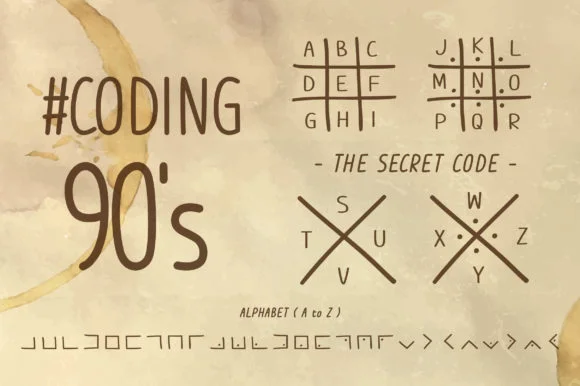 Secretcode by RICHLINE DESIGN — Dingbats Font — thumbnail 2