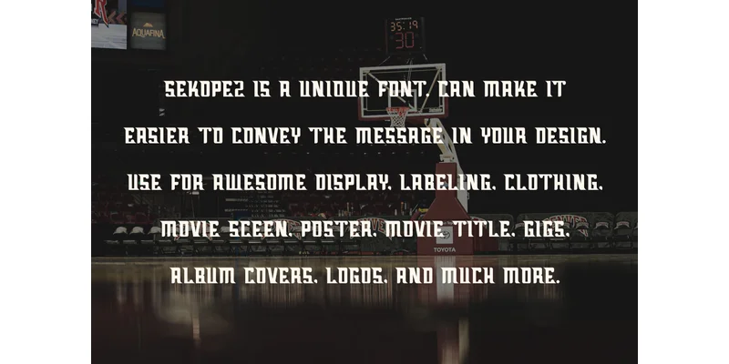 Sekopez Font by vandesignstd — Display Font — thumbnail 3