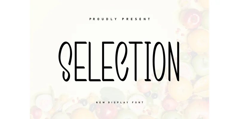 Selection Font by ArtLine Design — Display Font