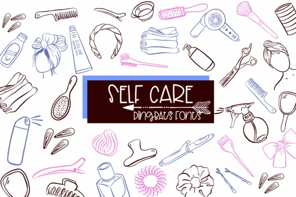 Self Care by Sirinart — Dingbats Font