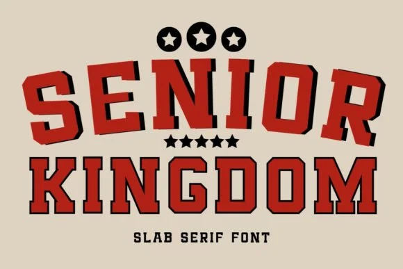 Senior Kingdom by Minimalist Eyes — Slab Serif Font