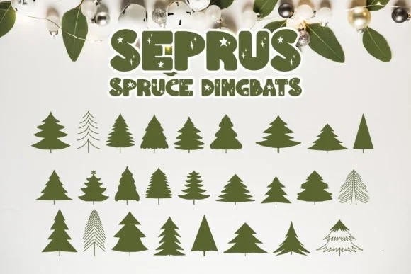 Seprus by Font-Tastic — Dingbats Font
