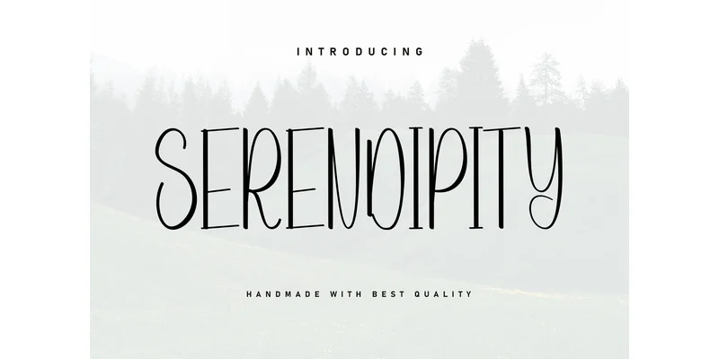 Serendipity Font by KC Production — Display Font