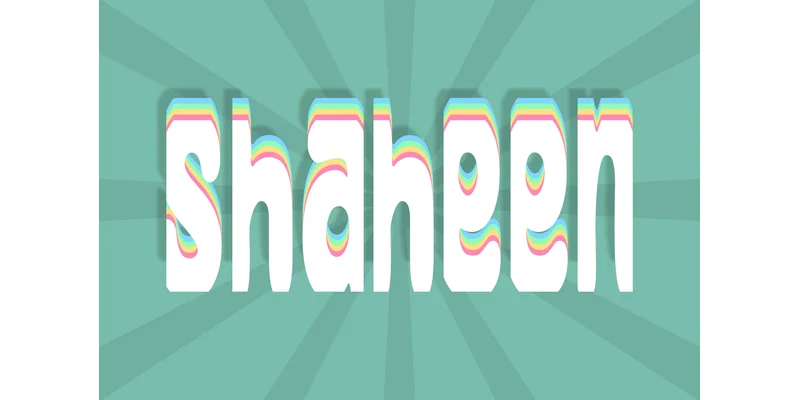 Shaheen Font by mhd.usman00 — Display Font — thumbnail 2