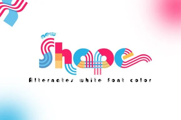 Shape by hardi studio โ Color Fonts Font