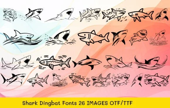 Shark by MOMAT THIRTYONE — Dingbats Font