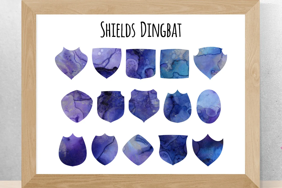 Shields Dingbat by LebahStudio — Dingbats Font