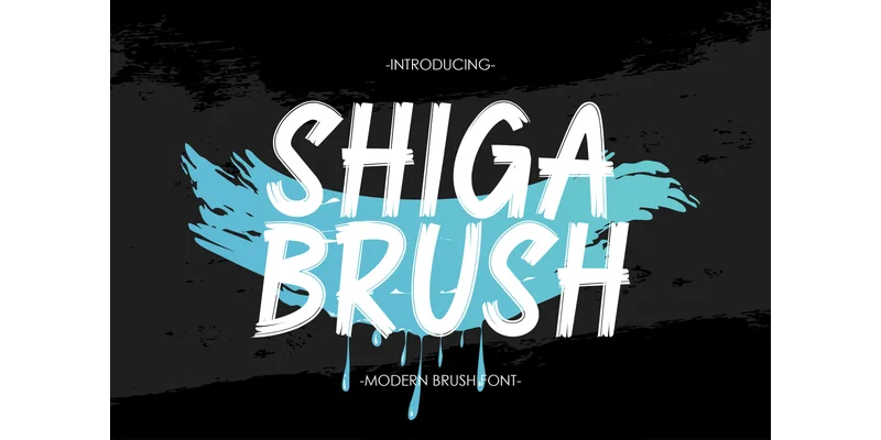 Shiga Brush Font by Patlot Digital.Studio — Display Font