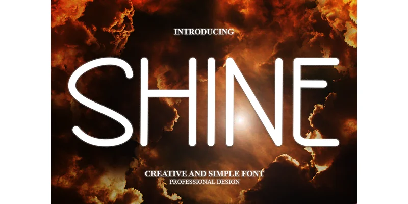Shine Font by PAYJHOshop — Sans Serif Font