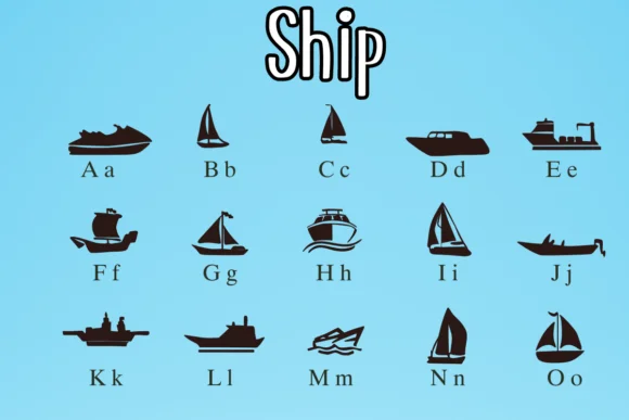 Ship by Nongyao — Dingbats Font — thumbnail 2