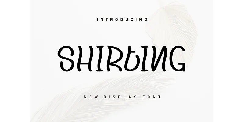 Shirting Font by Berkah Shop — Display Font