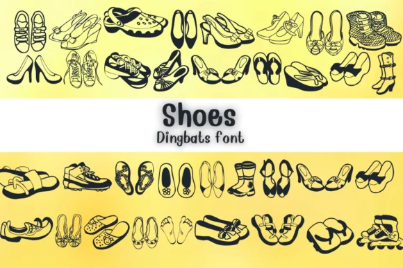 Shoes by Nongyao — Dingbats Font