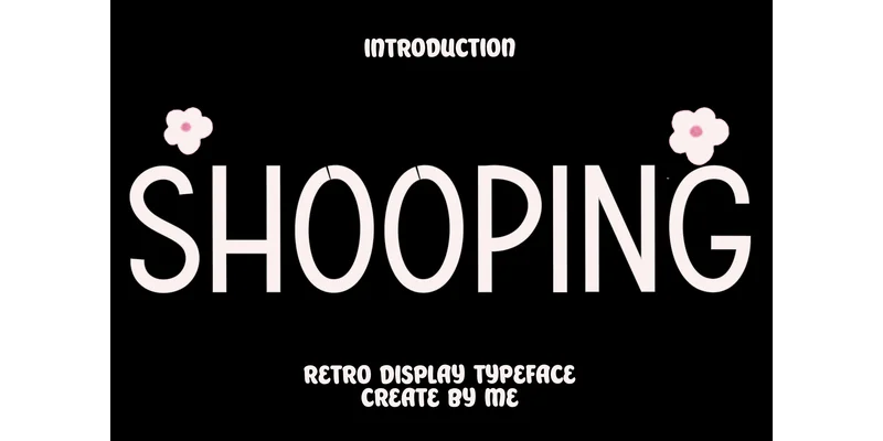 Shooping Font by FreshTypeINK — Sans Serif Font