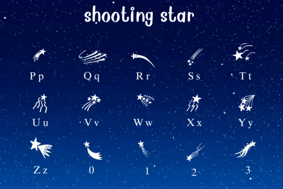 Shooting Star by Nongyao — Dingbats Font — thumbnail 3