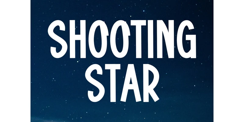 Shooting Star Font by Creatype Designer — Display Font