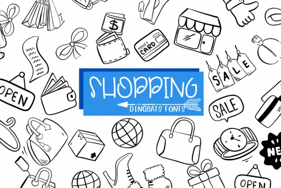 Shopping by Sirinart — Dingbats Font