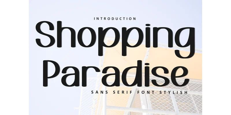 Shopping Paradise Font by Inermedia STUDIO — Display Font