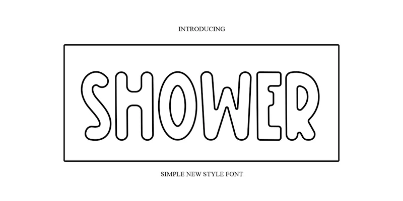 Shower Font by PAYJHOshop — Display Font