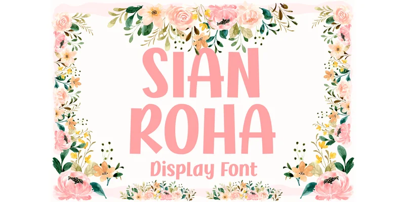 Sian Roha Font by Anto (7NTypes) — Display Font