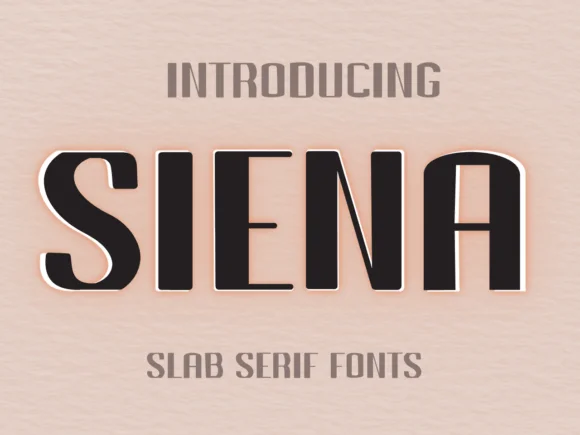 Siena by Pukka De — Slab Serif Font