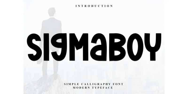 Sigma Boy Font by Inermedia STUDIO — Display Font
