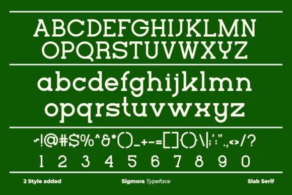 Sigmora by pandekastudio — Slab Serif Font — thumbnail 8