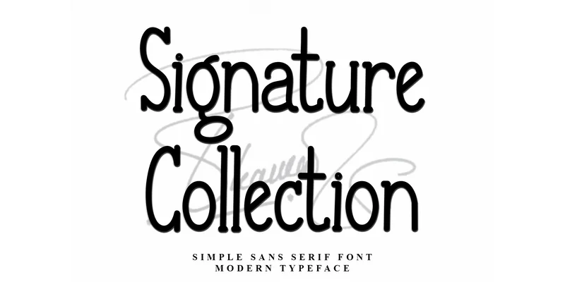 Signature Collection Font by Inermedia STUDIO — Sans Serif Font