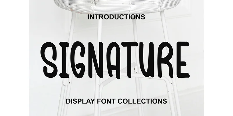 Signature Font by 21Design — Display Font