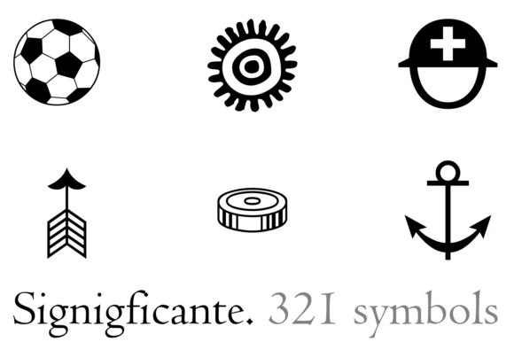 Signigficante by Intellecta Design — Dingbats Font