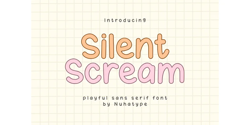 Silent Scream Font by Nuhatype — Sans Serif Font