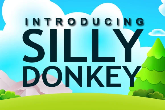 Silly Donkey by vladimirnikolic — Dingbats Font