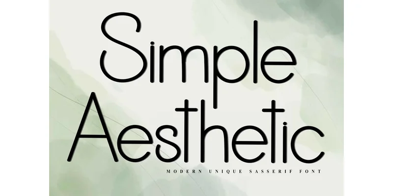 Simple Aesthetic Font by FreshTypeINK — Sans Serif Font