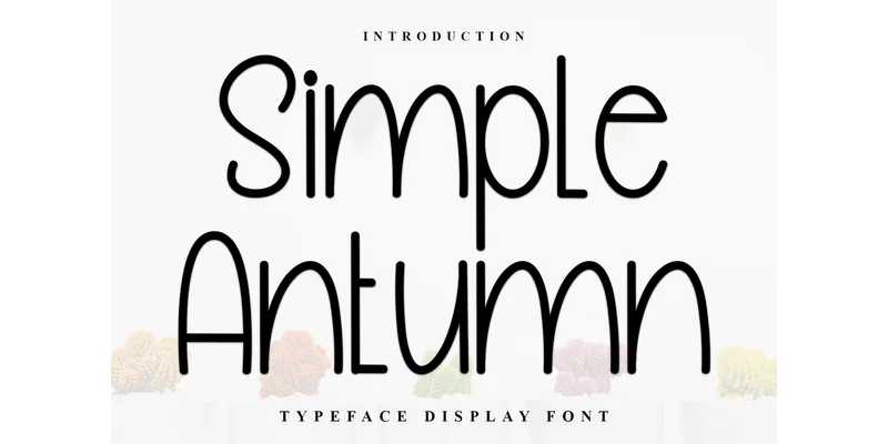 Simple Antumn Font by PiPi Creative — Sans Serif Font