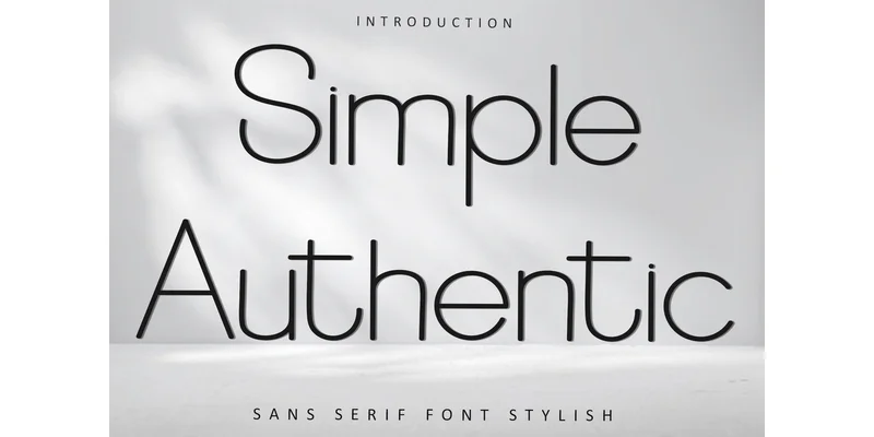 Simple Authentic Font by Inermedia STUDIO — Sans Serif Font