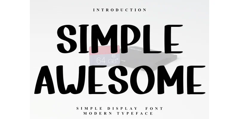 Simple Awesome Font by Inermedia STUDIO — Display Font