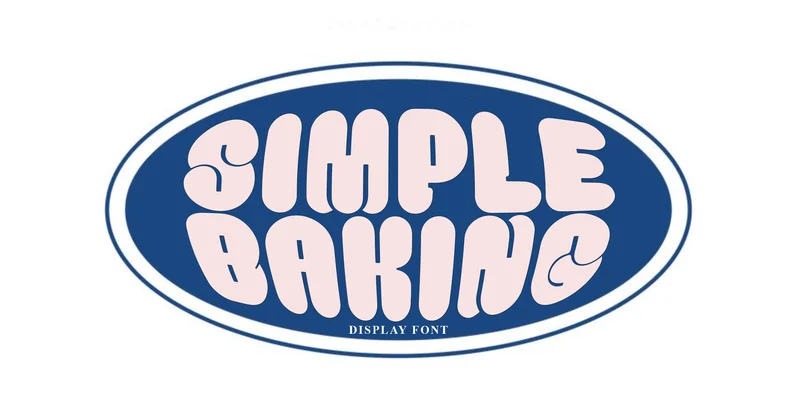 Simple Baking Font by PiPi Creative — Display Font