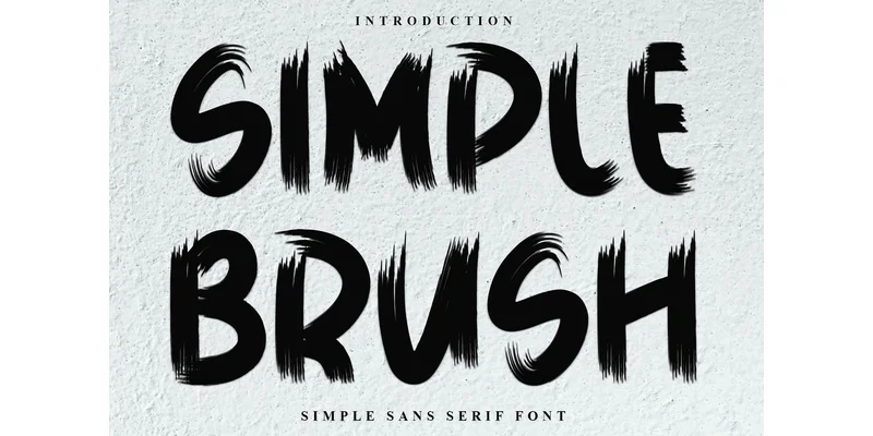 Simple Brush Font by Inermedia STUDIO — Display Font