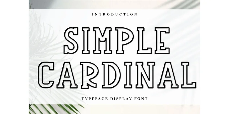 Simple Cardinal Font by Inermedia STUDIO — Display Font