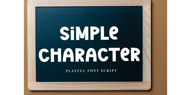 Simple Character Font by Inermedia STUDIO — Display Font