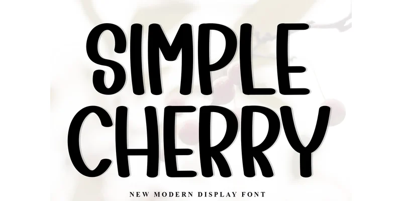Simple Cherry Font by Inermedia STUDIO — Display Font