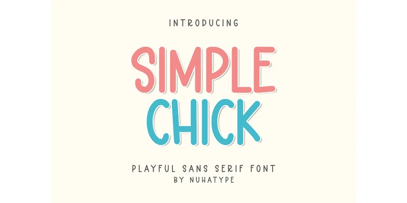 Simple Chick Font by Nuhatype — Sans Serif Font