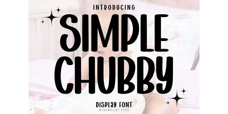 Simple Chubby Font by Minimalist Eyes — Display Font