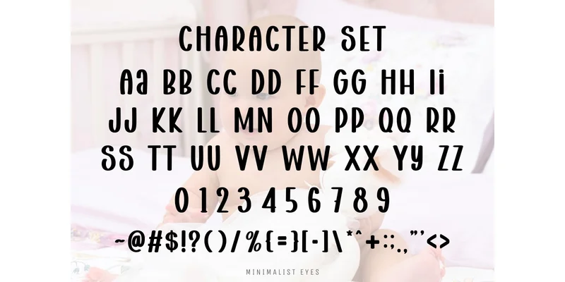 Simple Chubby Font by Minimalist Eyes — Display Font — thumbnail 7