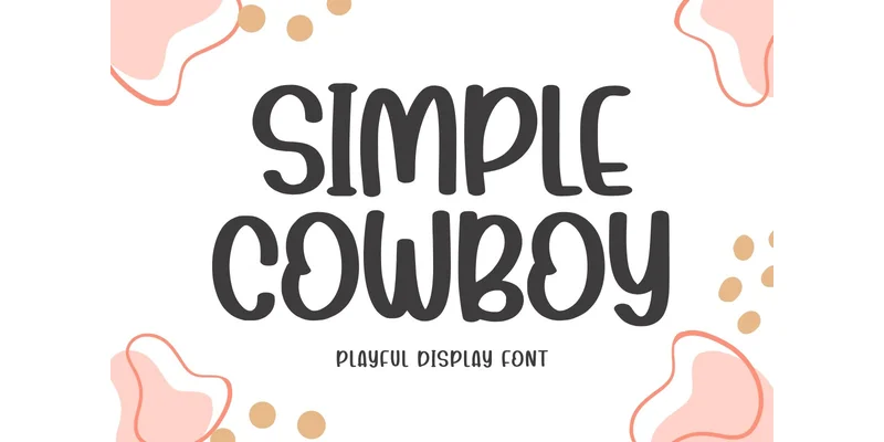 Simple Cowboy Font by Minimalist Eyes — Display Font