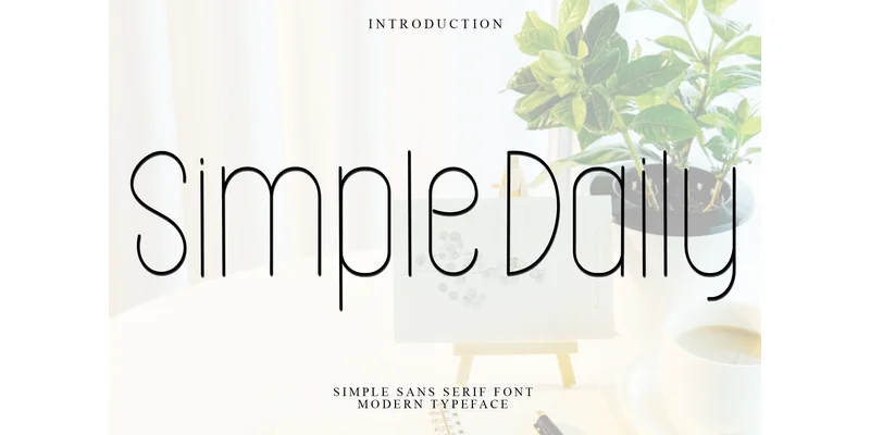 Simple Daily Font by FreshTypeINK — Sans Serif Font