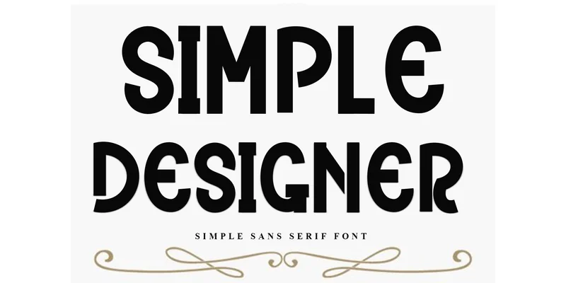 Simple Designer Font by Inermedia STUDIO — Display Font