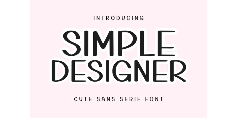 Simple Designer Font by Letterayu — Sans Serif Font
