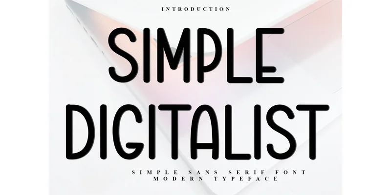 Simple Digitalist Font by Inermedia STUDIO — Sans Serif Font