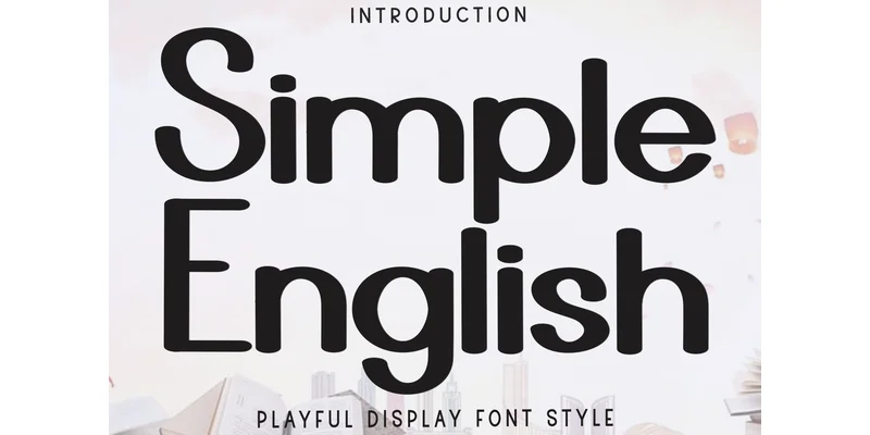 Simple English Font by Inermedia STUDIO — Display Font