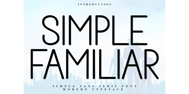 Simple Familiar Font by Inermedia STUDIO — Sans Serif Font